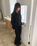 Hiel Low-Rise Bootcut Elastic Pants
