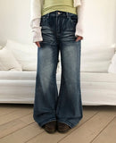 Kawil Washed Wide Denim Pants