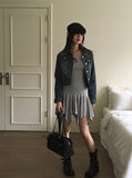 [MADE] Norber Vintage Washing Pocket Cropped Denim Jacket