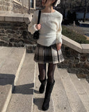 Kewpie Angora Knit Sleeveless Bolero Set