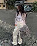 Tabe cotton wide pants