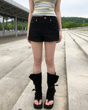 Petal Studded Pocket Shorts