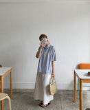 Lindido Cut Nylon Cargo Skirt