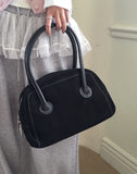 Hittite Suede Stitch Tote Shoulder Bag