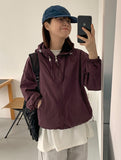 Moadi String Hood Wind Jumper