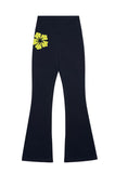 DOT FLOWER Bootcut Pants