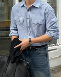 Week Stripe Pocket Shirt