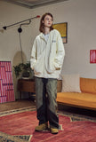 Peace Moment Embroidered Hood Zip-Up