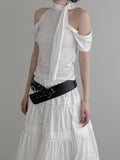 Lea Scarf Halter Off-Tee