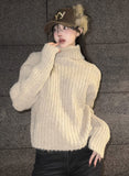 Cozy high-neck over knit
