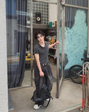 Rex Cargo Parachute Denim Pants