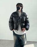 High Neck Leather Crop Padding