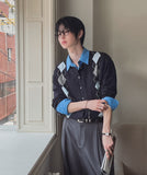 Jeff Argyle Knit Cardigan
