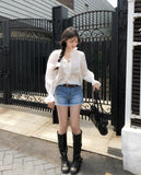 Rev Cut Denim Shorts
