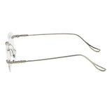 Geek steel square glasses