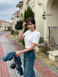 Rebeulri Round Shirring T-Shirt