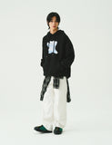Wide White Washing Denim Pants