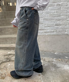 Itkyo Carpenter Wide Denim pants