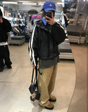 LINE HOOD LEATHER JP