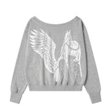 HALO One-Shoulder Sweatshirt