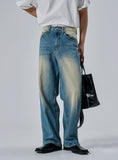 Real point brush denim