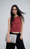[U-BASIC] Pose Scene Ribbed Sleeveless