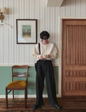 Rogers round emboss cardigan