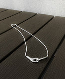 Hook snake necklace