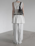 Airy Soft Scarf Sleeveless One Piece