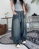 Decided Airtex Balloon Denim Pants