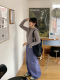 Ukon button color wide pants