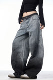 Dirty Spray Balloon Denim