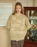 Pullover Lettering Tattoo Sweater