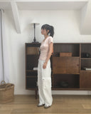 The Nut Cargo Pocket Wide Pants