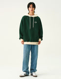 Small Drawing Color Matching Hoodie
