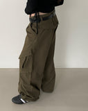 Hoku Pintuck Low Cargo Pants