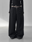 Cutout Belt Slacks