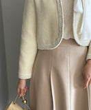 Wilett Sequins Bolero Crop Cardigan