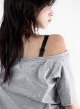 Minish off-shoulder sweatshirt
