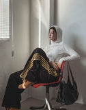 Shane Ribbed Studded Hoodie