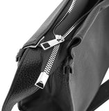 Minimal leather square bag