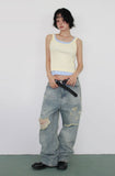 VINTAGE DESTROYED DENIM