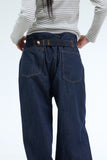 Wharton Non-Fade Adjust Wide Jeans