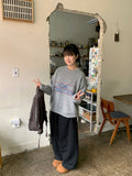 Deteam Banding Flower Quilted Balloon Pants