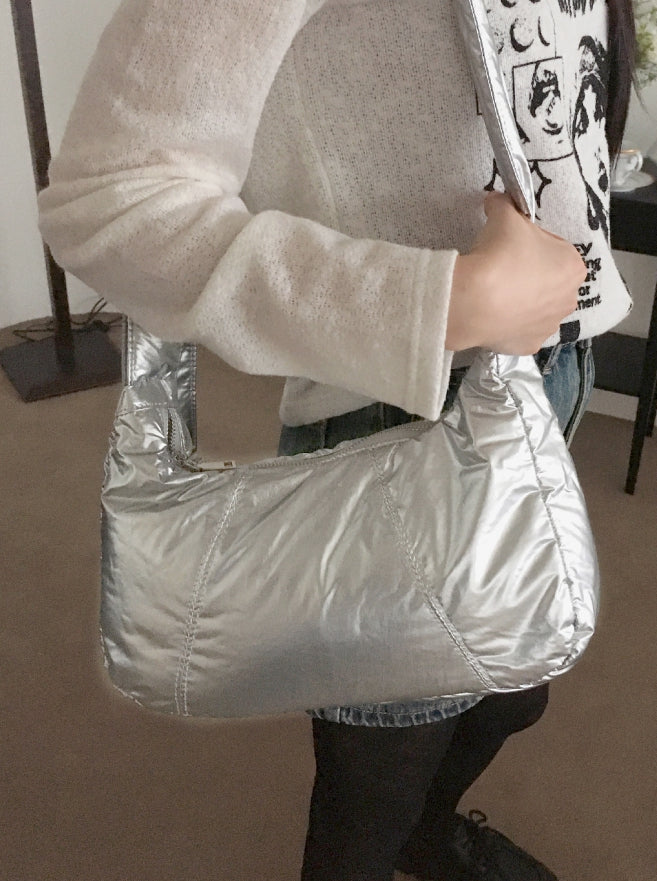 【WONDER WONDER】Parnell Eyelet Padded Shoulder Cross Bag WONDER WONDER (ワンダーワンダー) - パーネルアイレットダウン
