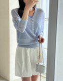 Kerry V-neck Knit Cardigan