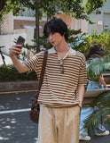 Casey color blocking short sleeve knit