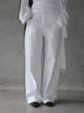 Bevel Rivet Cotton Pants