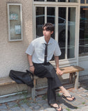 Himez Oxford Roll-up Short Sleeve Shirt
