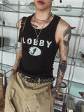 Lobby Printing Slim Sleeveless